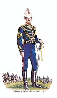 Sergeant Victorian Horse Artillery 1890
